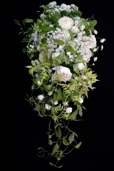Flower：バラ、レースフラワー、ジャスミン