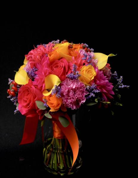 Flower：バラ、カラー、ダリア、カーネーション、スターチス、バラの実