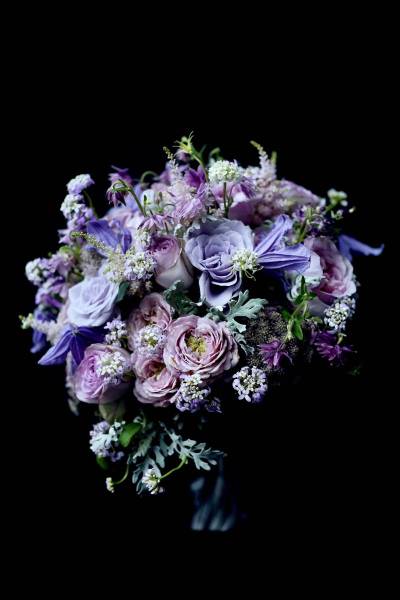Flower：バラ、クレマチス、アスチルベ、オダマキ、レースフラワー、キャンディタフト、ダスティミラー
