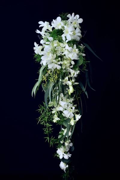 Flower：デンファレ、ユーカリ、アスパラガス