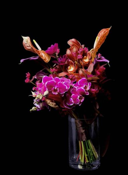 Flower：ミディファレノ、シンビジューム、バラ、アンスリウム、カラー