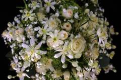 Flower：バラ、かすみ草、クレマチス