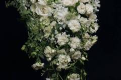 Flower：バラ、スカビオサ、カスミソウ、ホワイトスター、コロニラ