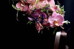 Flower：バラ、ミディファレノプシス、オダマキ、ロシアンオリーブ