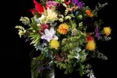 Flower：グロリオサ、スカビオサ、バラ、モナルダ、アルケミラモリス、スターチス、シモツケ、紅花、クルクマ